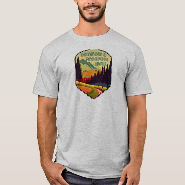 Baltimore & Annapolis Trail Colors T-Shirt (Front)