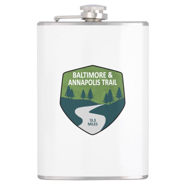 Baltimore & Annapolis Trail Flask (Front)