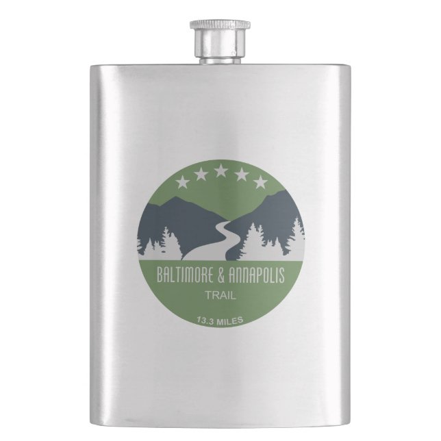 Baltimore & Annapolis Trail Flask (Front)