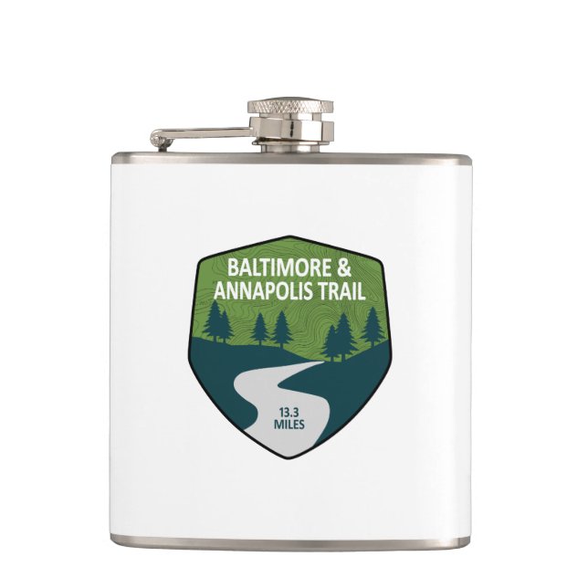 Baltimore & Annapolis Trail Flask (Front)