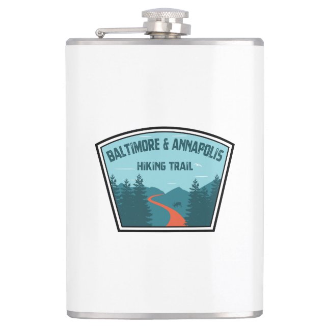 Baltimore & Annapolis Trail Flask (Front)