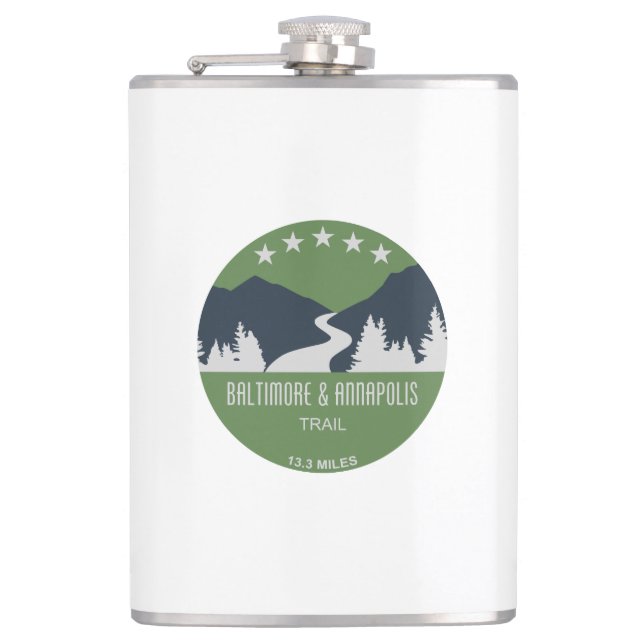 Baltimore & Annapolis Trail Flask (Front)