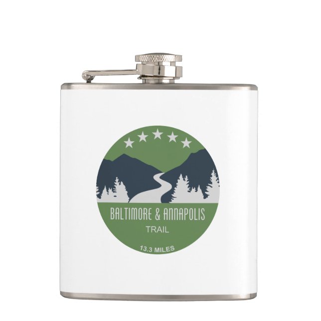 Baltimore & Annapolis Trail Flask (Front)