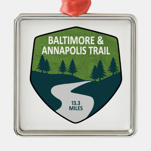 Baltimore  Annapolis Trail Metal Ornament