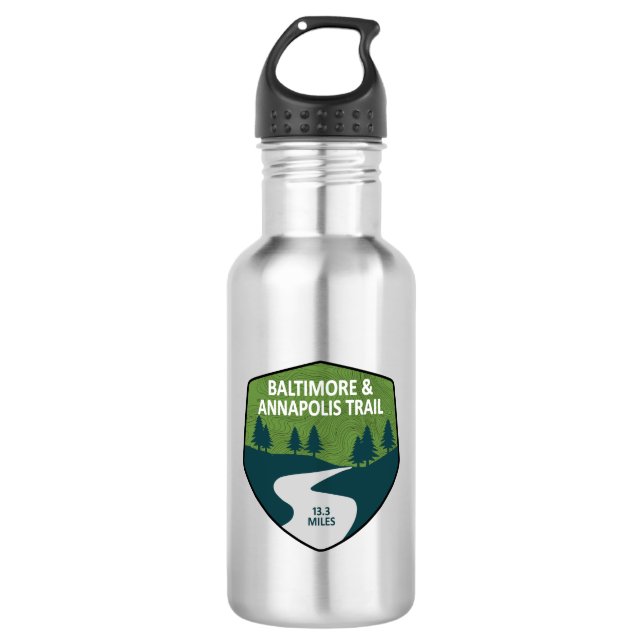Baltimore & Annapolis Trail Stainless Steel Water Bottle (Front)