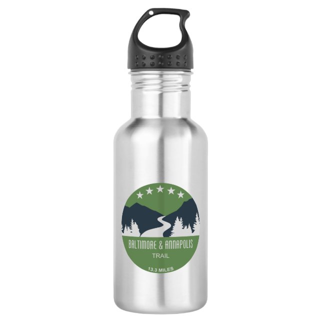 Baltimore & Annapolis Trail Stainless Steel Water Bottle (Front)