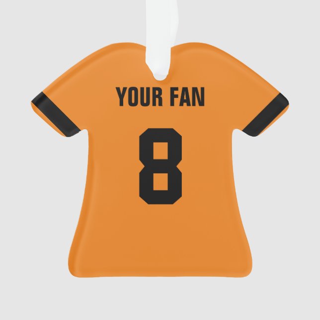 Baltimore Baseball Jersey Ornament (Front)