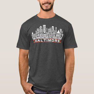 Baltimore Baseball Team All Time Legends Baltimore T-Shirt