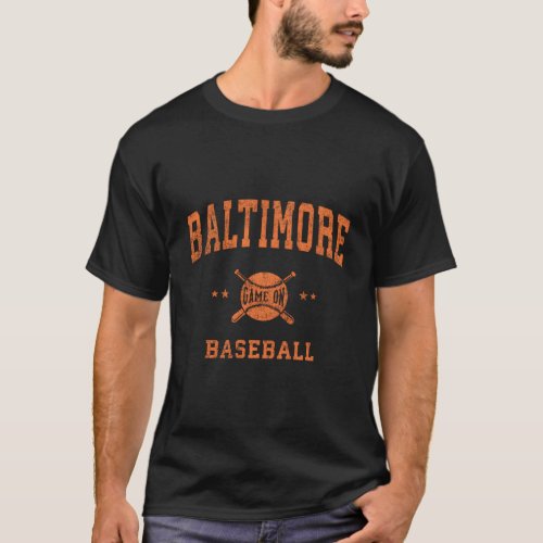 Baltimore Baseball Throwback T_Shirt