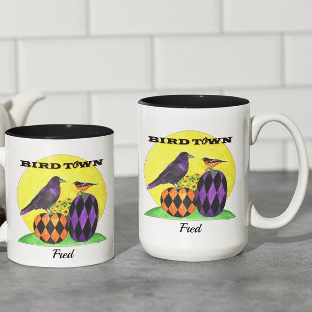 Baltimore Birdtown Personalized Two-Tone Coffee Mug (Creator Uploaded)