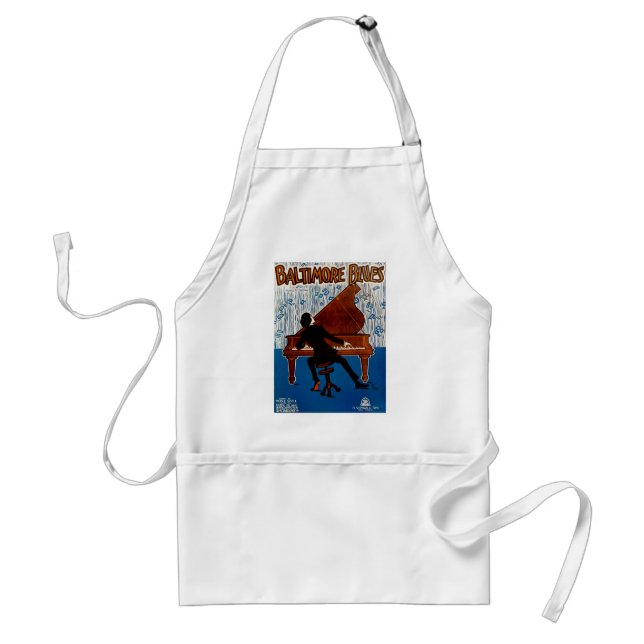 Baltimore Blues Adult Apron (Front)