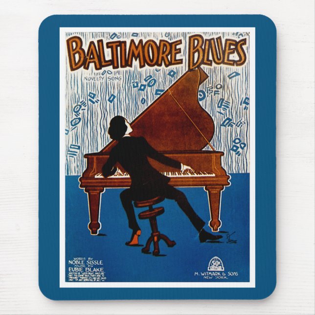 Baltimore Blues Mouse Pad (Front)