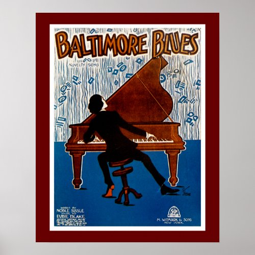 Baltimore Blues Poster