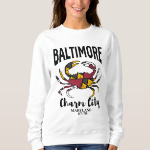 Baltimore Charm City Crab Sweatshirt