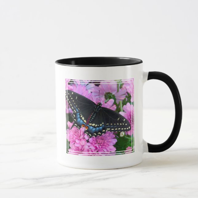 Baltimore Checkered Butterfly Mug (Right)