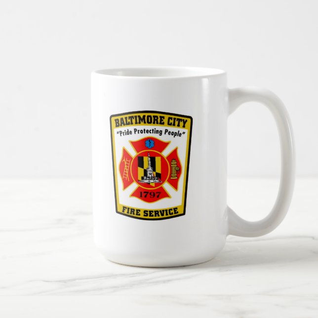 Baltimore City Fire Department Mug (Right)