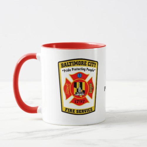 Baltimore City Fire Service Mug