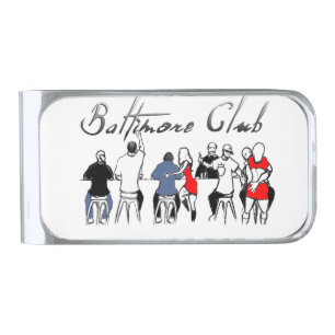 Baltimore Club Silver Finish Money Clip