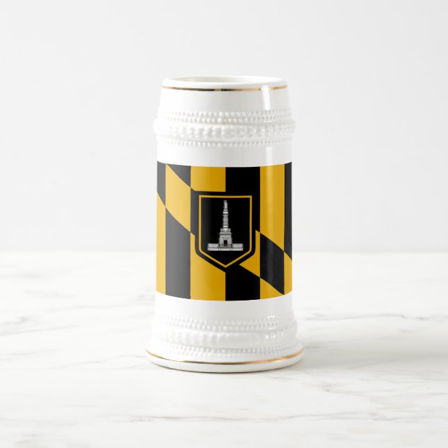 Baltimore Flag Beer Stein (Center)