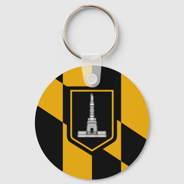 Baltimore Flag Keychain (Front)