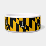 Baltimore Flag Pet Bowl<br><div class="desc">Show your pet some Baltimore pride with our stylish pet bowl featuring the flag of Baltimore! This pet bowl is more than just a functional item; it’s a celebration of Baltimore’s vibrant culture and heritage. The design prominently displays the iconic Baltimore flag, adding a touch of local flair to your...</div>