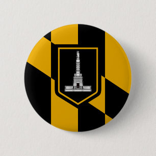 Baltimore Flag Pinback Button