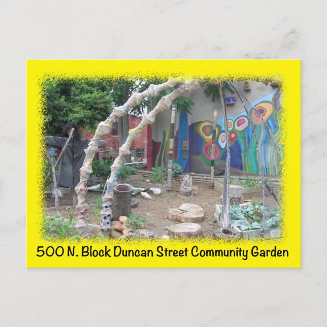 Baltimore Green Space Duncan St postcard (Front)