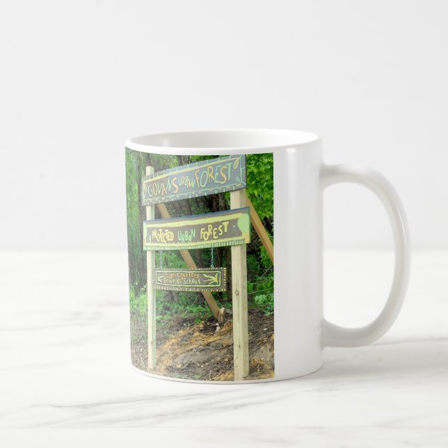 Baltimore Green Space Govans Urban Forest Coffee Mug (Right)