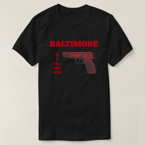 Baltimore Gun Violence T_Shirt