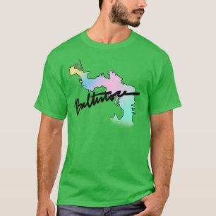 Baltimore Harbor Summer Fade T-Shirt