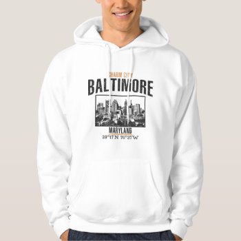 Baltimore Hoodie by KDRTRAVEL at Zazzle