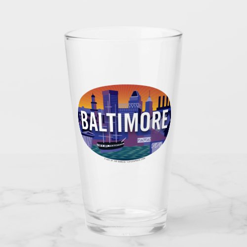 Baltimore Inner Harbor Glass
