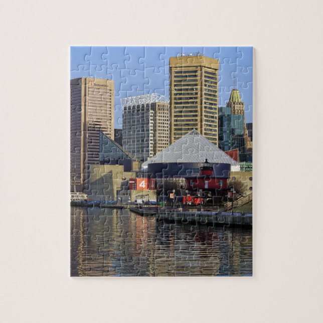 Baltimore Inner Harbor Jigsaw Puzzle (Vertical)