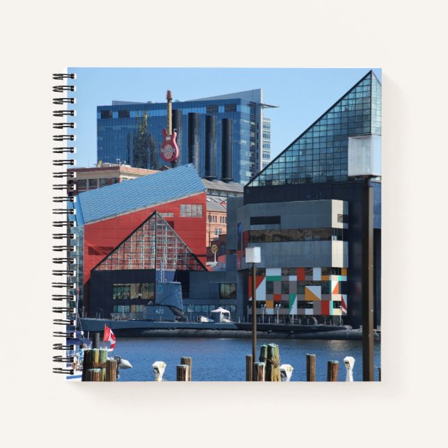 Baltimore Inner Harbor Notebook (Front)