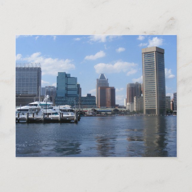 Baltimore Inner Harbor Postcard (Front)