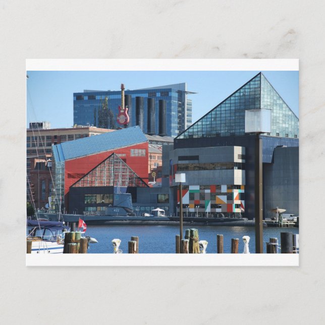 Baltimore Inner Harbor Postcard (Front)