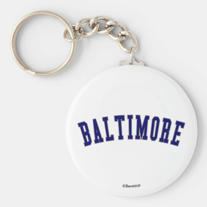 Baltimore Key Chain