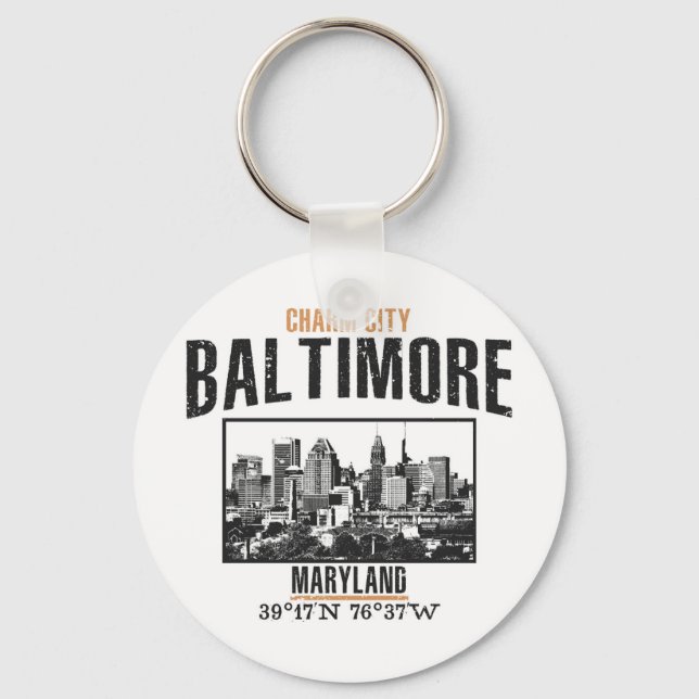 Baltimore Keychain (Front)