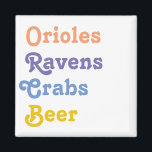 Baltimore Magnet<br><div class="desc">Baltimore magnet fun! great wedding favor</div>
