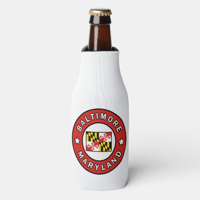 Baltimore Maryland Bottle Cooler (Bottle Front)