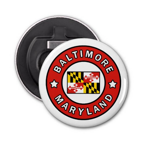 Baltimore Maryland Bottle Opener