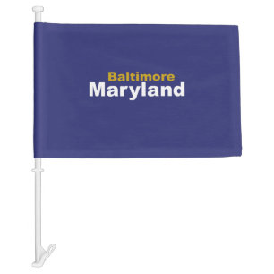 Baltimore, Maryland Car Flag