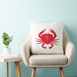 Baltimore Maryland Chesapeake Bay Crustacean Crab Throw Pillow