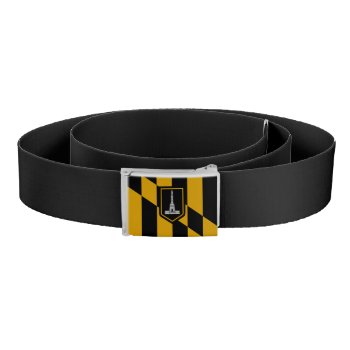 Baltimore (maryland) City Flag Belt by Pir1900 at Zazzle