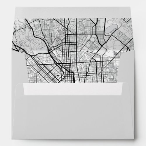 Baltimore Maryland City Map Envelope