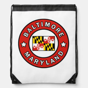 Baltimore Maryland Drawstring Bag