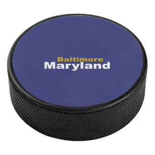 Baltimore, Maryland Hockey Puck