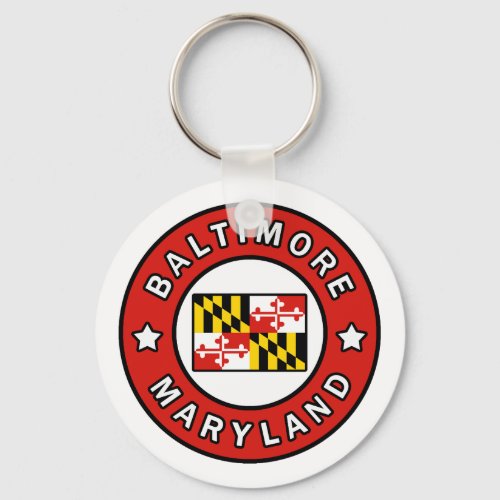 Baltimore Maryland Keychain