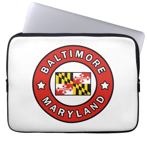Baltimore Maryland Laptop Sleeve