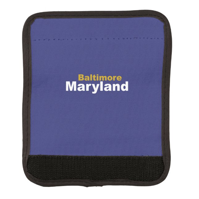 Baltimore, Maryland Luggage Handle Wrap (Front)